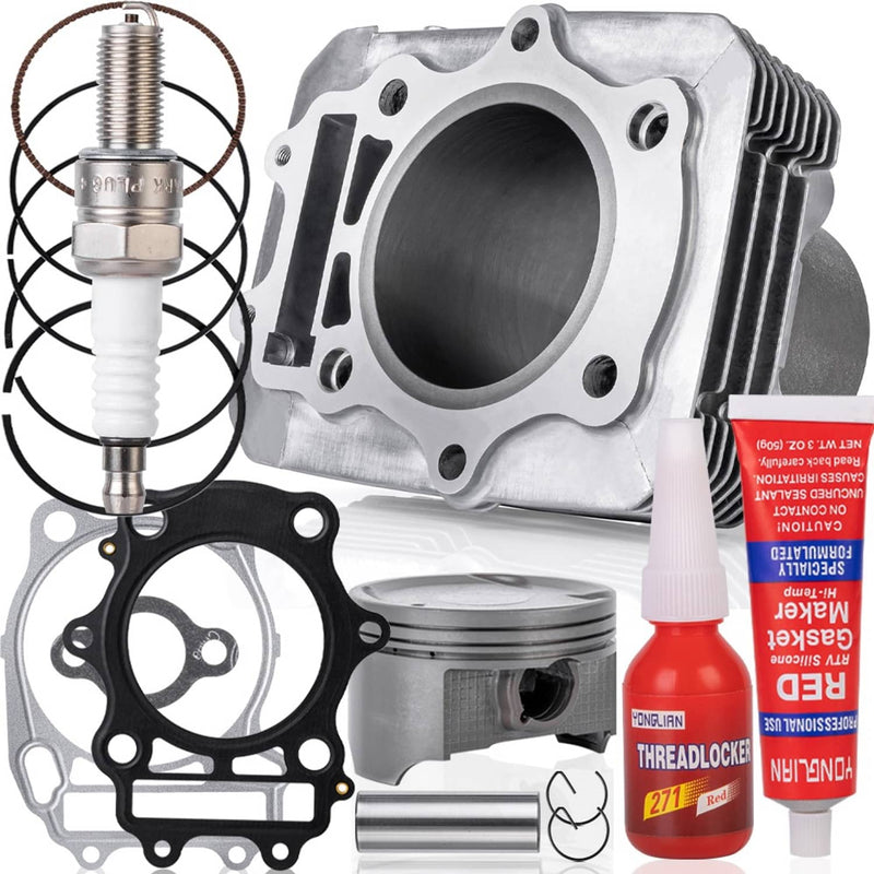 Top End Rebuild Kit Cylinder Piston Gaskets for Suzuki Eiger 400 King Quad 400
