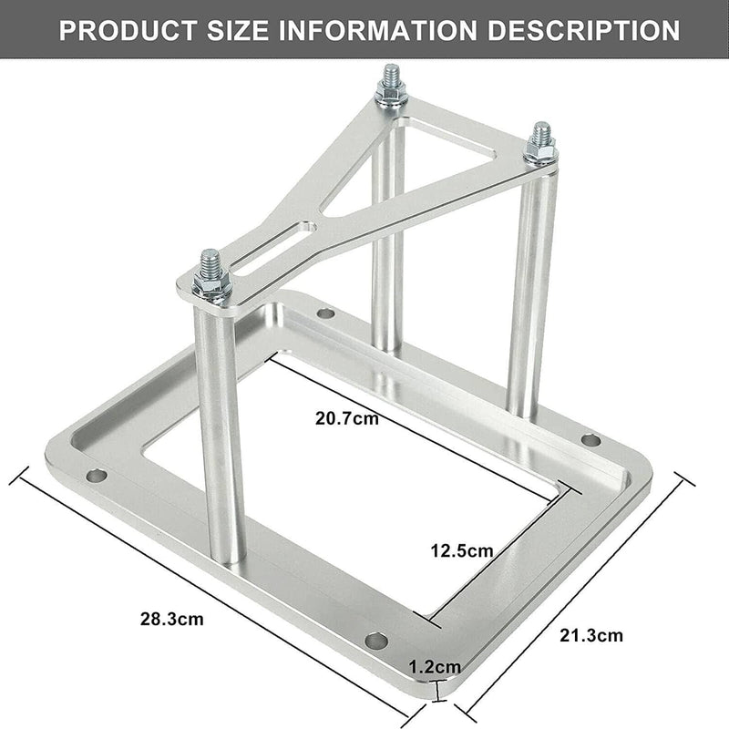 Billet Aluminum Car Battery Tray Hold Down Trunk Relocation Racing Mount