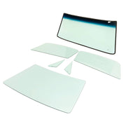 DURAFORCE Glass Windshield Vent Door Back Green Windows for Ford Mustang Fastback 1967-68