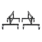 DURAFORCE Adjustable Chassis Stand for Sprint Midget Car 16-20in Locking Casters 2 Pieces