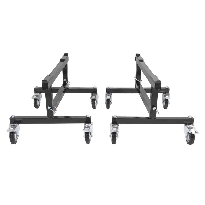 DURAFORCE Adjustable Chassis Stand for Sprint Midget Car 16-20in Locking Casters 2 Pieces