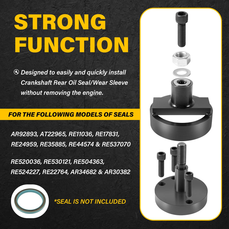 JT30040B Rear Main Seal Installer for JD 202 219 239 329 359 414 Engines