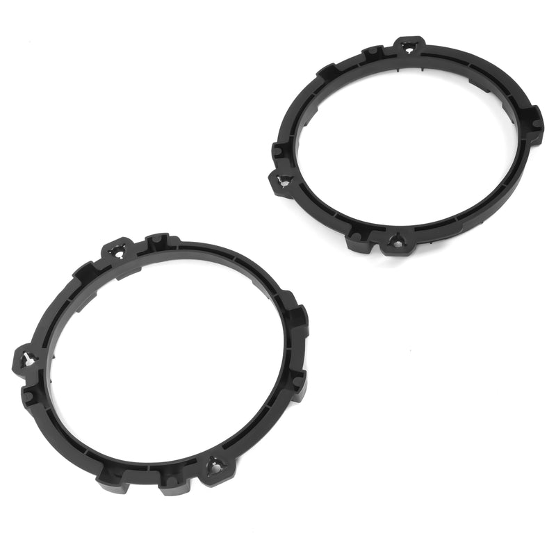 Black 7" Headlight Replacement Mount Bracket Ring for Jeep Wrangler 1997-2006