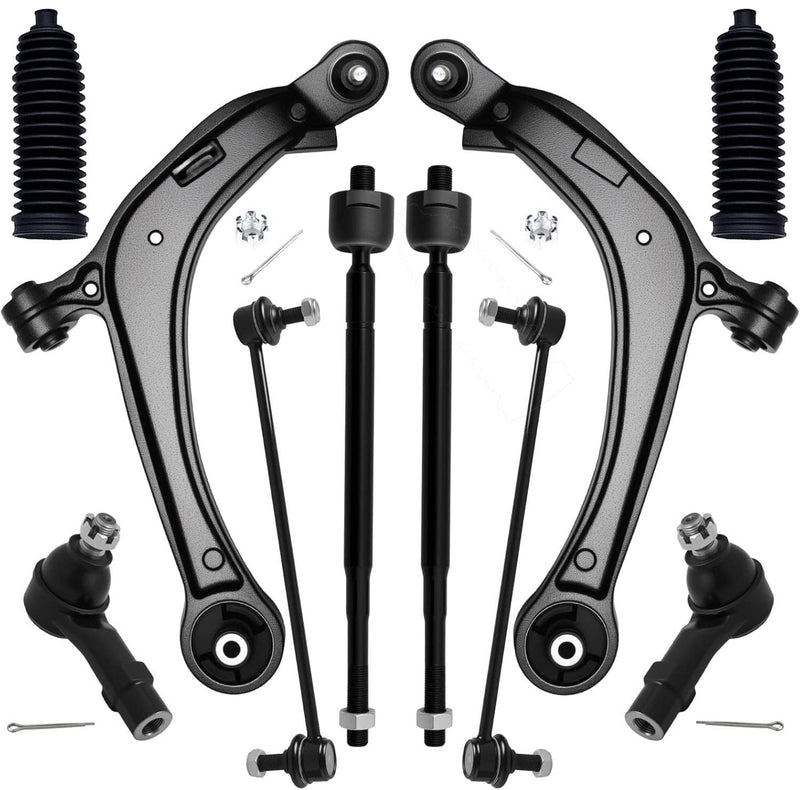 Front Lower Control Arm Tie Rod End Suspension Kit for Honda Odyssey