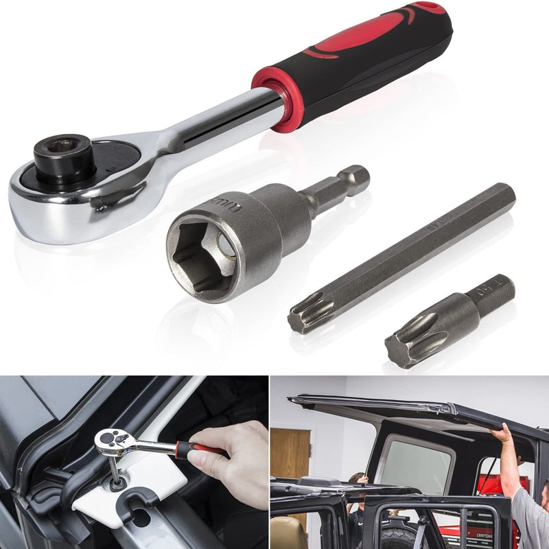 Hard Top Door Removal Install Torx Set Tool Kit for Jeep Wrangler JK 2007-2022