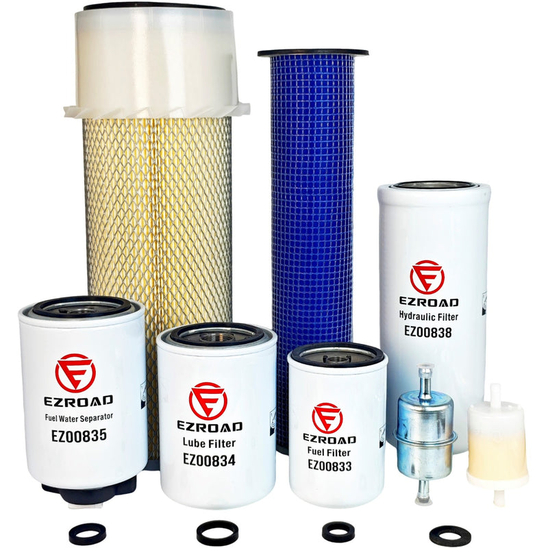 Maintenance Filter Kit for Case 580K Water Separator Lube HYD Service
