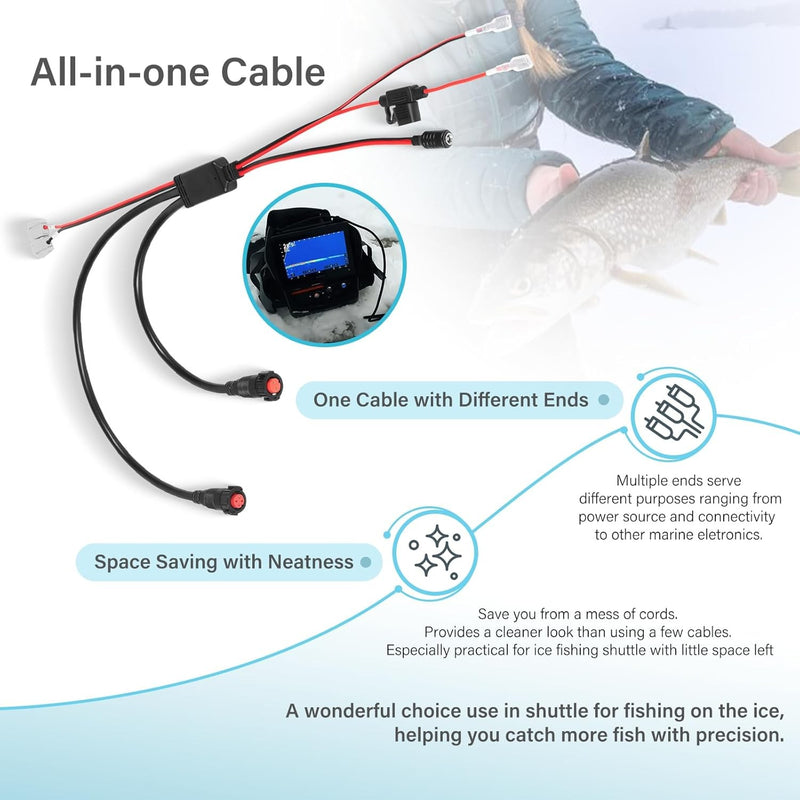 010-12676-40 All-In-One Power Cable for Garmin Panoptix LiveScope