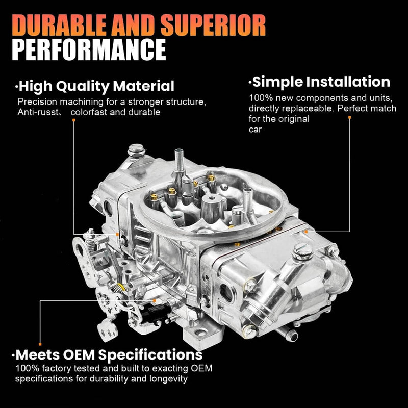 BR-67199 Carburetor for Holley Quick Fuel 650CFM Double Pumper Race