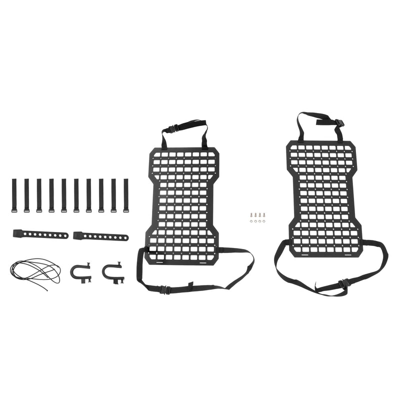 DURAFORCE Versatile Tactical Rigid Molle Insert Panel for Car Seat Back Storage Gun Rack