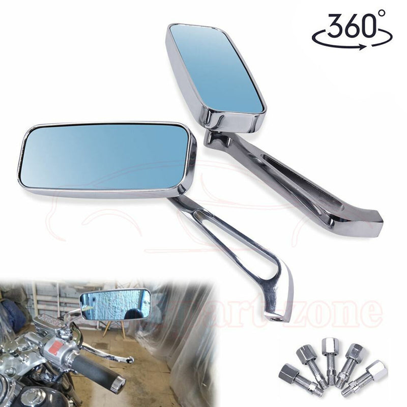 Chrome Rearview Mirrors for Harley Sportster Glide Motorcycle Universal