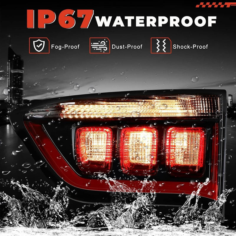 Inner Halogen Tail Light Right Side for Jeep Compass 2017-2026 Aftermarket