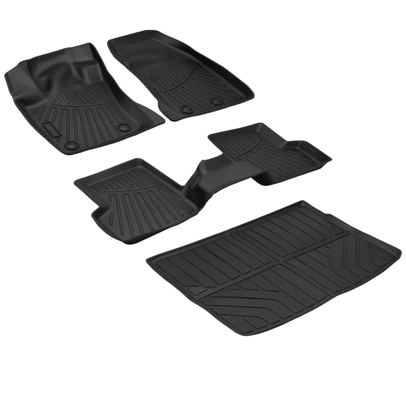 Full Set Floor Mats & Trunk Cargo Liner for Jeep Renegade 2015-2023 All-Weather