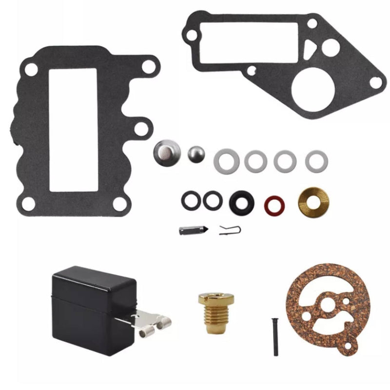 DURAFORCE 382048 Carburetor Repair Rebuild Kit for Johnson Evinrude 9.5 HP 1964-1973