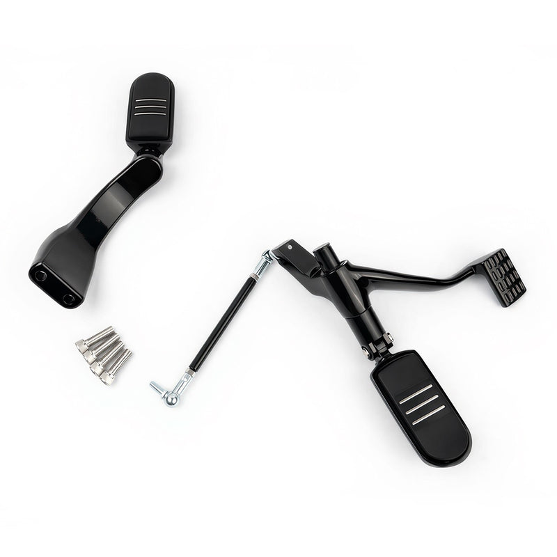 Mid Forward Control Foot Pegs Levers Kit for Harley Sportster 883 XL883