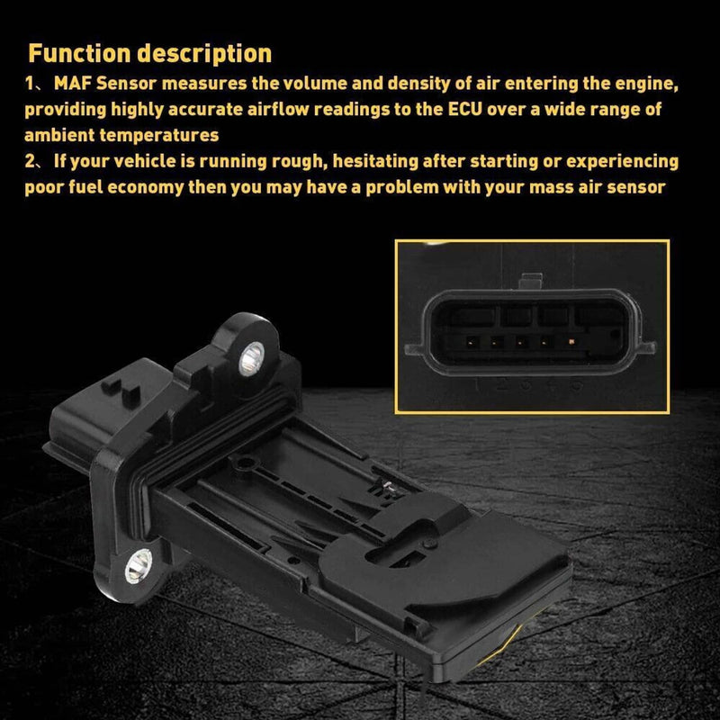 Air Flow Sensor Meter Black for Nissan Altima 2.5 Sentra 1.8 Mass