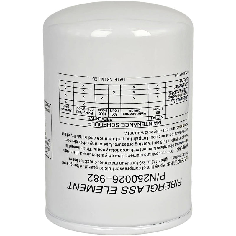 DURAFORCE 250025-524 88290014-484 Oil Filter for Sullair Air Compressor 250026-982