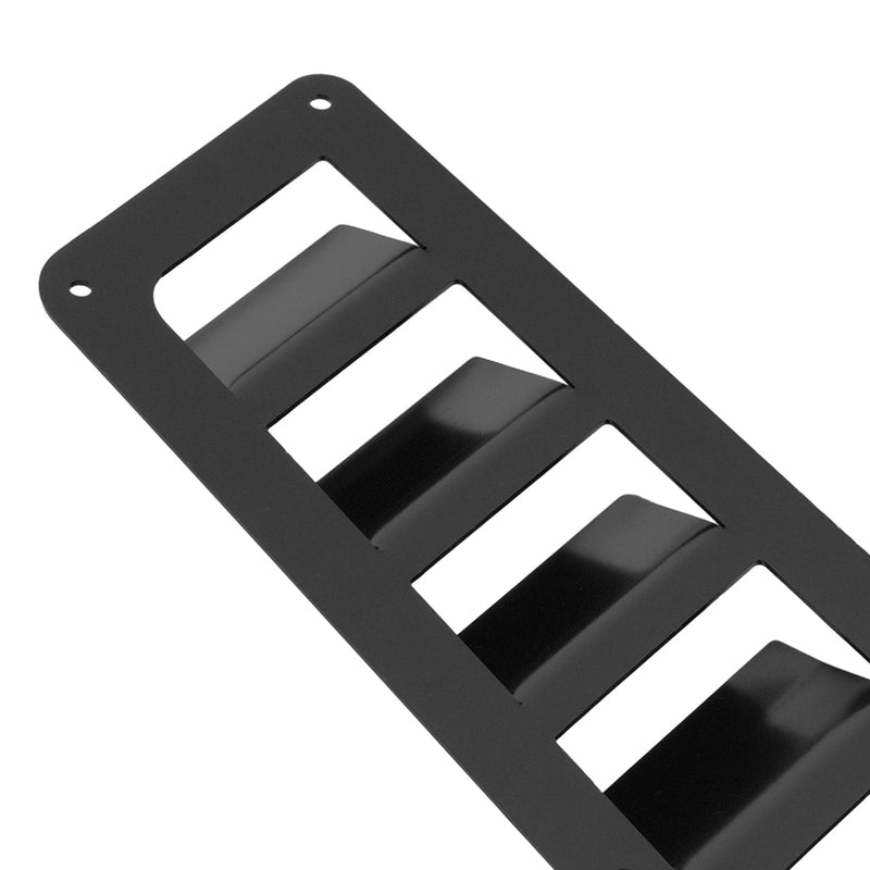Universal Car Parts Hood Louver Vent Scoop Panel Set Cooling Kit Black