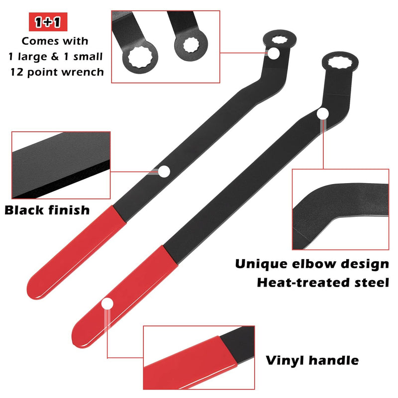 1016 Serpentine Belt Wrench Tool Set for Mini Cooper 2007 Up N12 N14 N16 N18