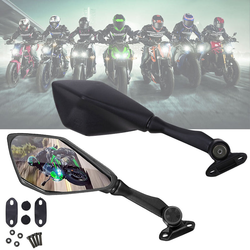 Rearview Mirrors Fit for Kawasaki Ninja ZX6R ZX 6R 2009-2012 US Pair
