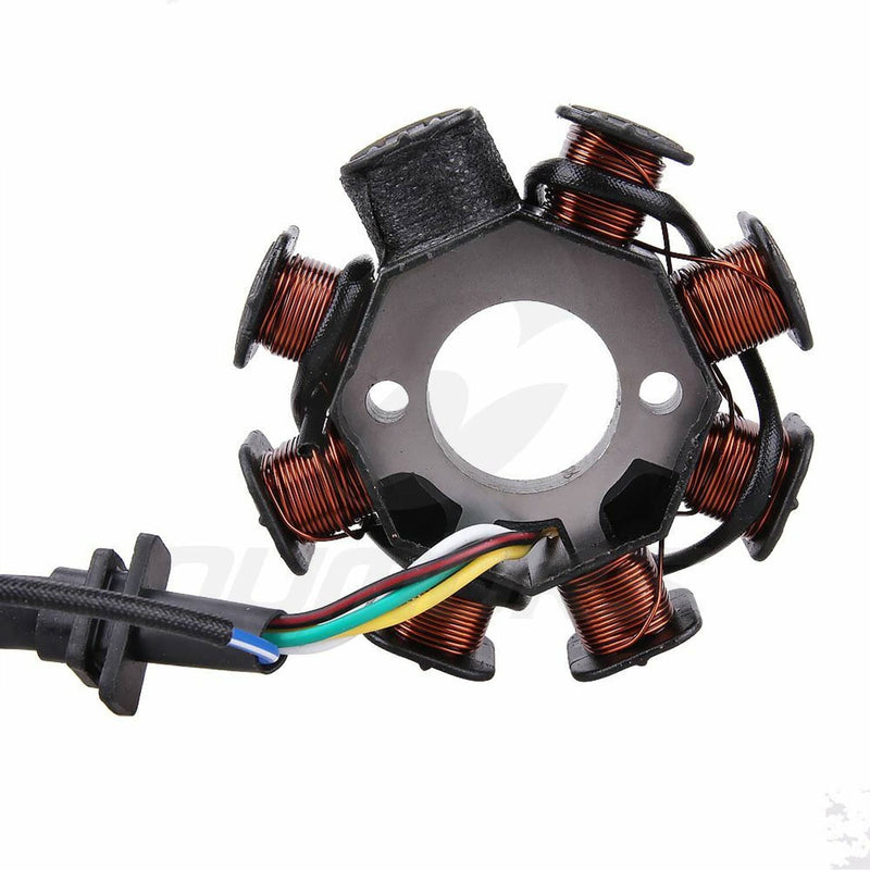 8 Pole 5 Wire Ignition Stator Magneto for ATV Go Kart Moped 125cc 150cc