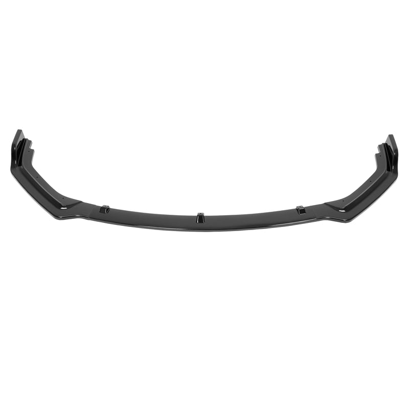 Glossy Black Front Bumper Lip Splitter Chin for Infiniti Q50 2018-2024 Luxe
