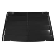 DURAFORCE Aluminum Rear Window Louvers for Ford Mustang 1969-1970 Cover Sun Shade Black