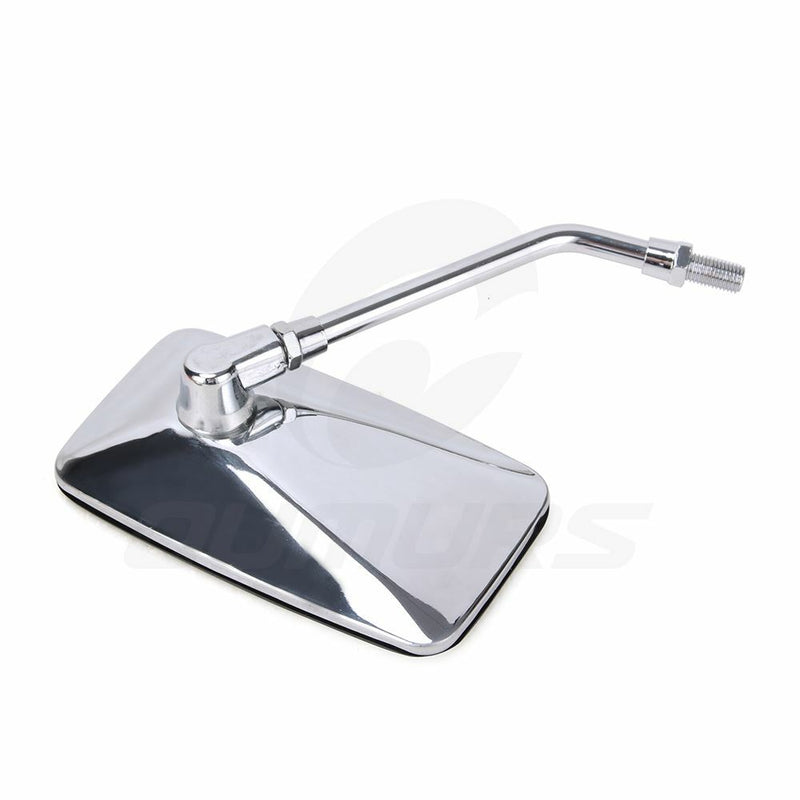 2Pcs 10MM Chrome Rearview Side Mirrors for Kawasaki Vulcan 500 750 800 900 1500