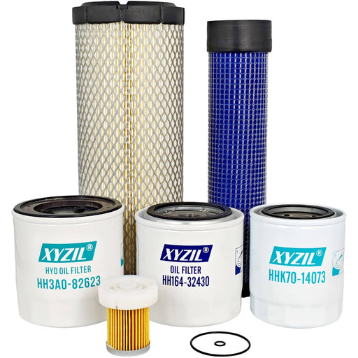 DURAFORCE Maintenance Filter Kit for Kubota L2800 L3400 L3700SU L3800 HST L3200