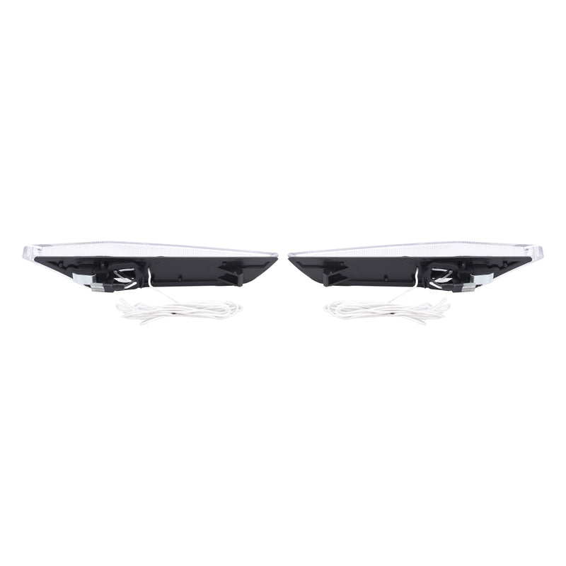 Pair Front Bumper Signal LED Side Marker Light for Infiniti G35 2003-2006