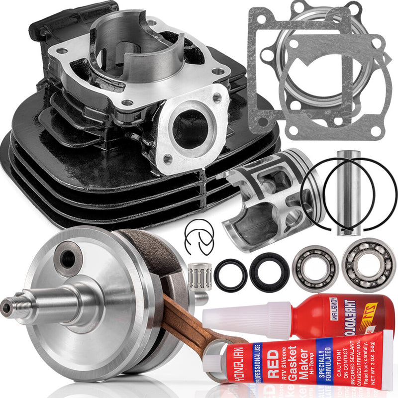 Cylinder Piston Crank Motor Rebuild Gasket Kit for Yamaha Blaster 200 1988-06
