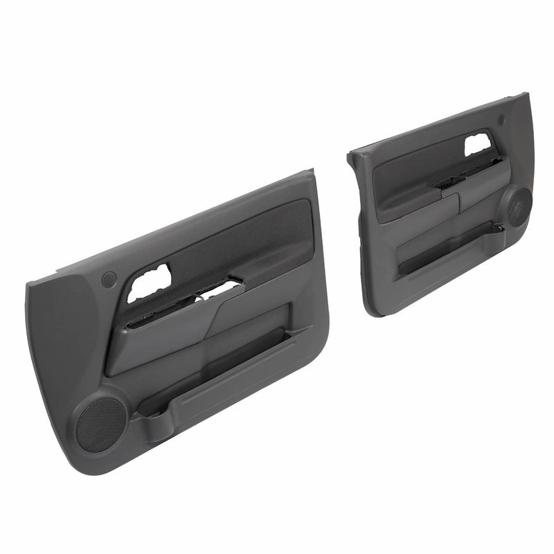 DURAFORCE Pair Inner Door Panels for Chevrolet/GMC Colorado Canyon 2004-2012 Graphite Gray