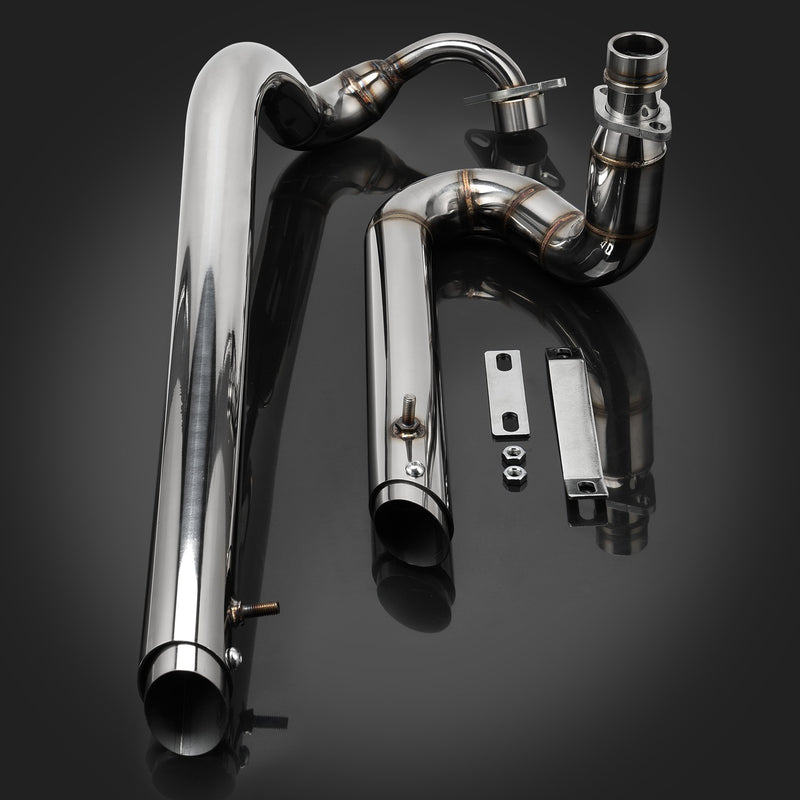 Shortshots Staggered Exhaust Pipe System for Yamaha V Star 650 XVS650A