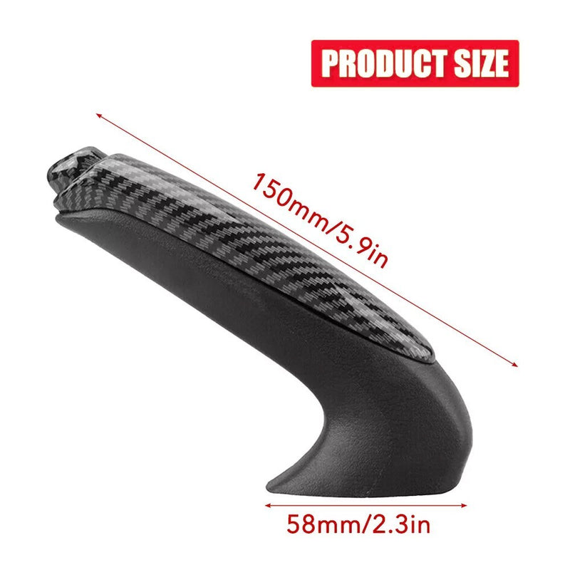 Parking Brake Grip Knob Lever Cover Handle Set for Honda Civic 2006-2011 Black