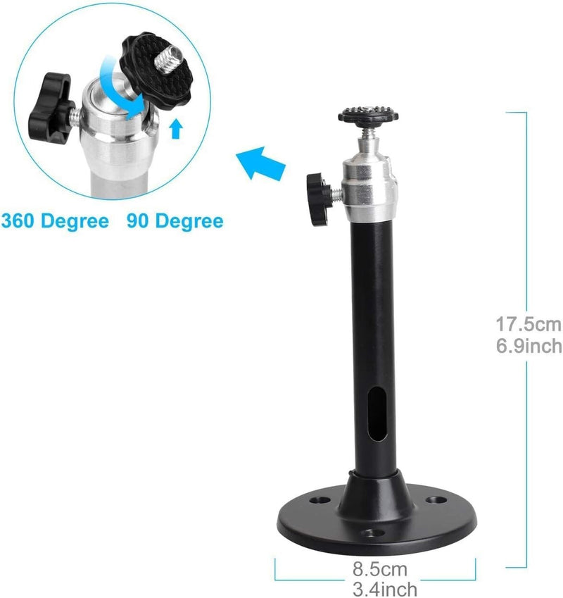 Universal Wall Ceiling Mount Stand for Mini Projector DVR Camera 360 Rotatable