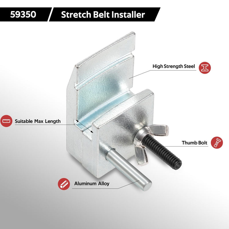 59350 Stretch Belt Installer for Ford 3.5L 3.7L for GM 5.3L 6.2L Engines