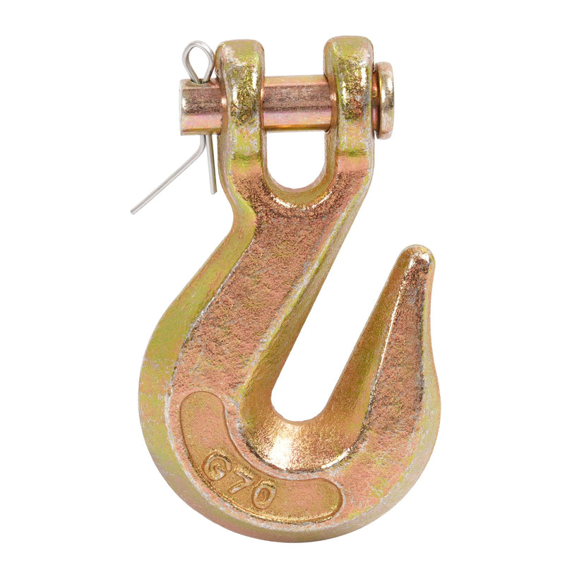 G70 3/8" Clevis Grab Hook Tow Chain Tie Down for Flatbed Truck Trailer 10 Pack