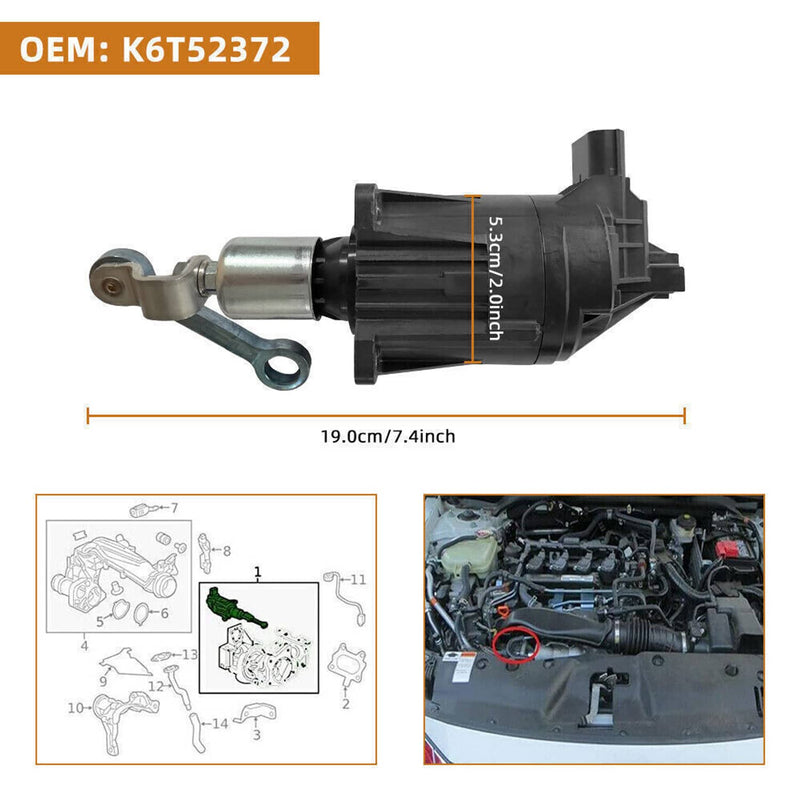 18900-6A0-003 Turbo Charger Solenoid Valve Actuator for Honda Accord 1.5L