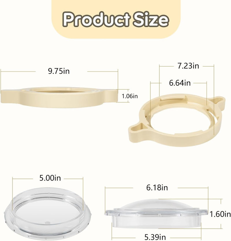 350090 Cam Clamp 350091 Lid O-Ring Replacement for Pentair SuperFlo Locking Ring