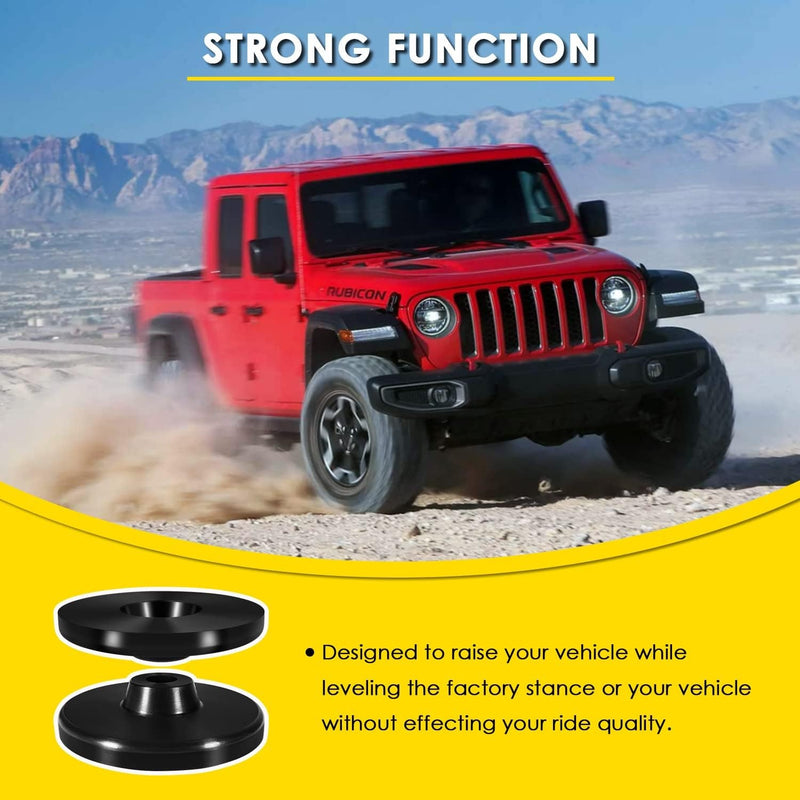 KJ09192 0.75 Inch Lift Kit Rear Coil Spring Spacers for 2020 Jeep Gladiator JT