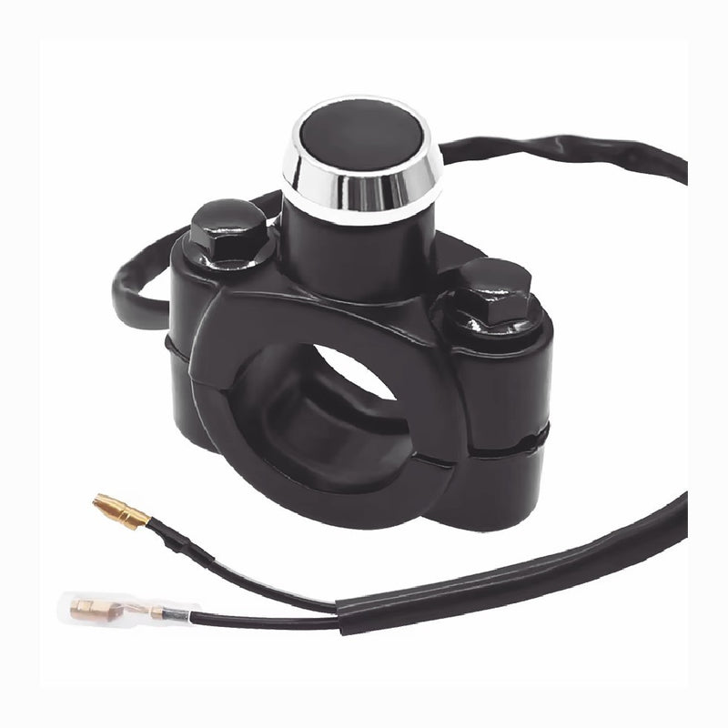 7/8 Inch Aluminum Motorcycle ATV Horn Switch Momentary Button Electric Power Sta