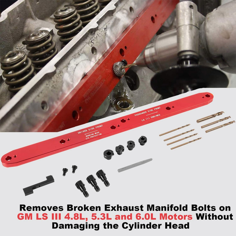 71400 Manifold Drill Template for GM Chevy LSIII 4.8L 5.3L 6.0L Motors 99-07