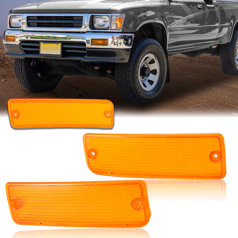 Turn Signal Parking Bumper Light Lens for Toyota Pick-Up Truck 2WD 1992-1995