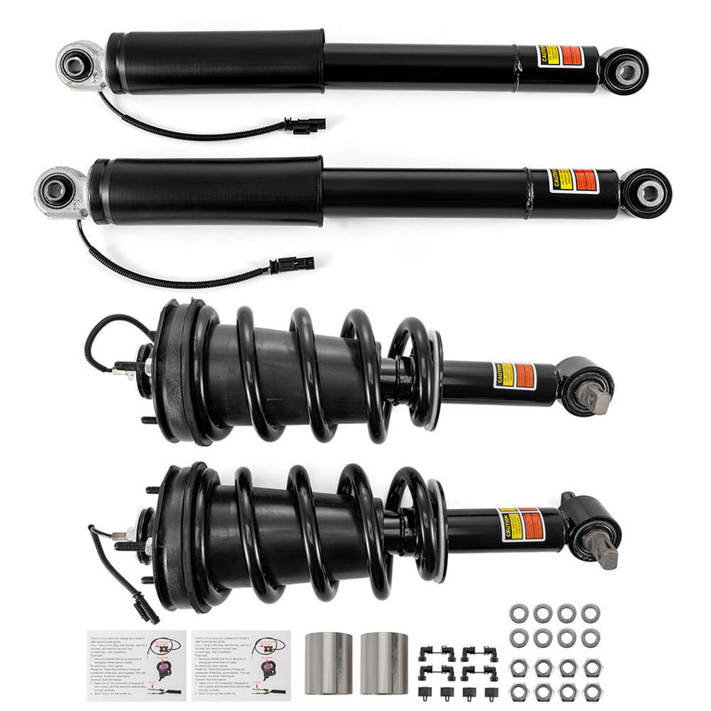 Front Rear Shock Strut for GMC Sierra 1500 Denali 2015-2018 Assys
