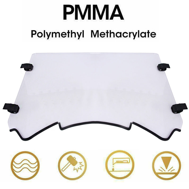 Full Windshield Windscreen Fit for Can Am Maverick 1000 R Max 1000R 2013-2018