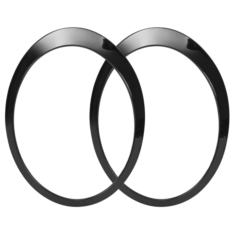 Black Headlight Trims Ring Bezels Cover for Mini Cooper R55 R56 2007-2015 Pair