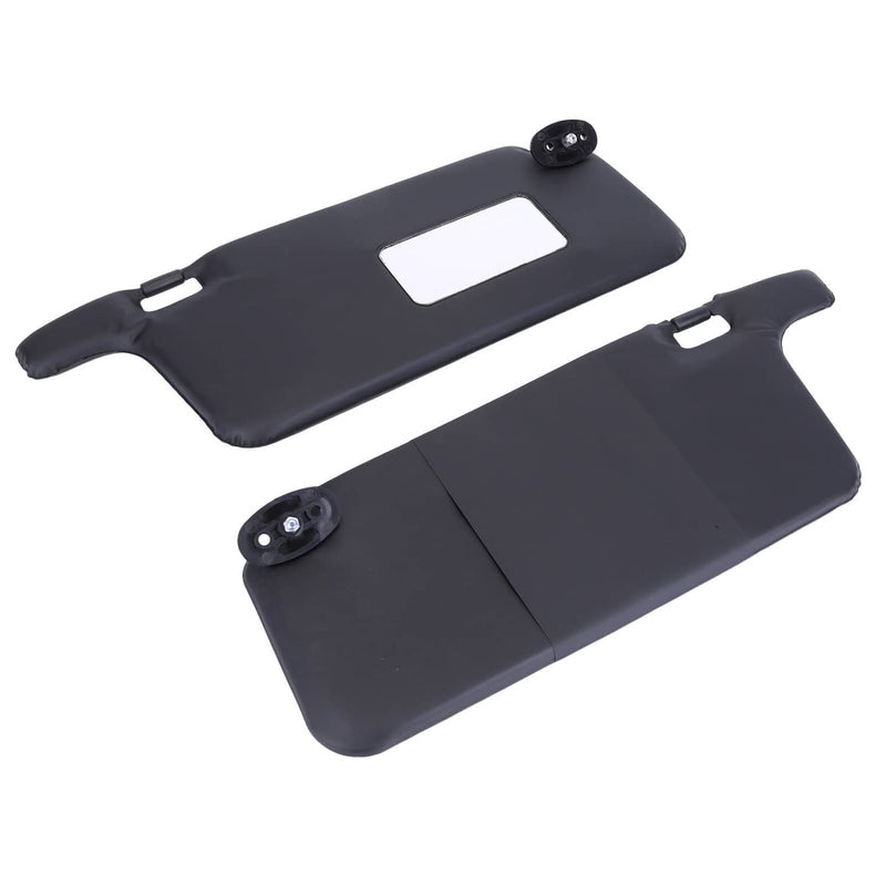 Black Sun Visors Left Driver & Right Passenger Fit for Honda Civic 1996-2001