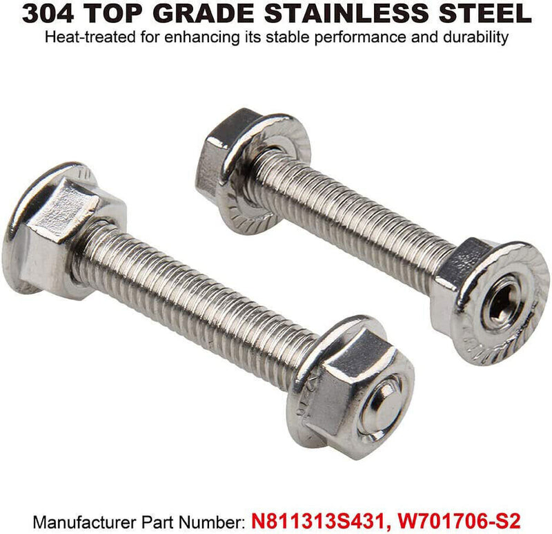 Exhaust Manifold Stud Nuts Kit for Ford 4.6 5.4 Liter V8 16Pcs