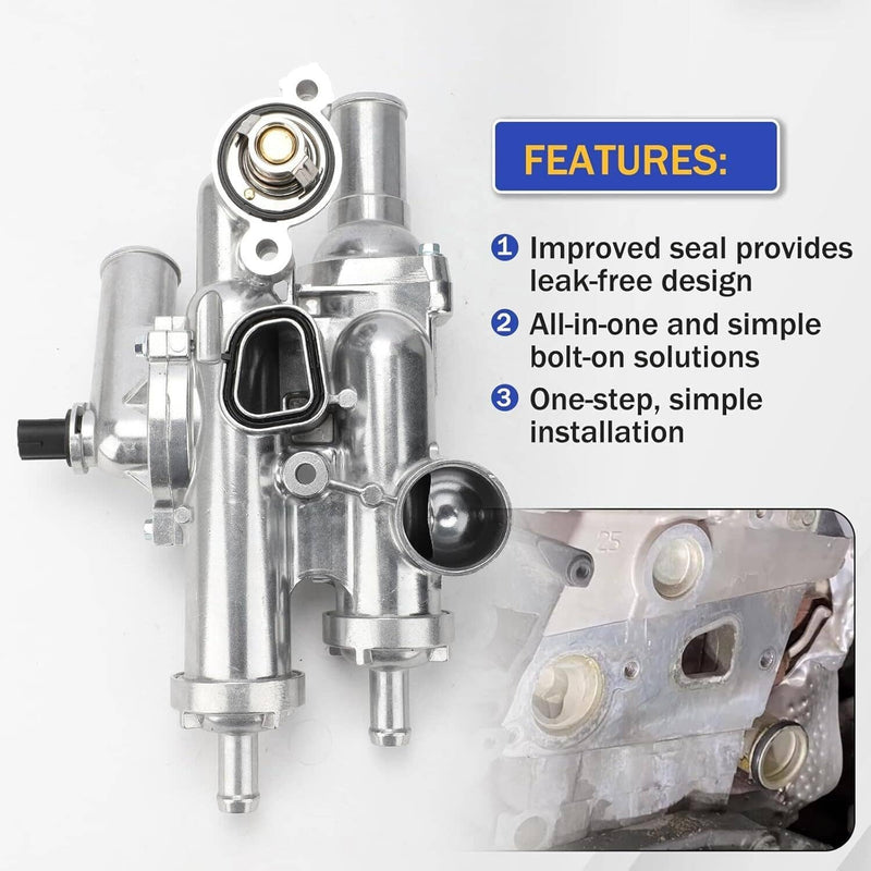 Thermostat Housing Assembly for Dodge Journey 2009-2020 Avenger 2.4L 2008-2014