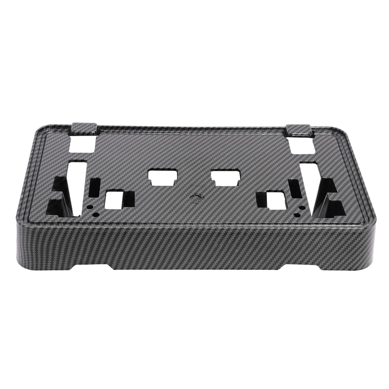 Front License Plate Mount Holder Carbon Style for Ford F-150 F150 2021-2023