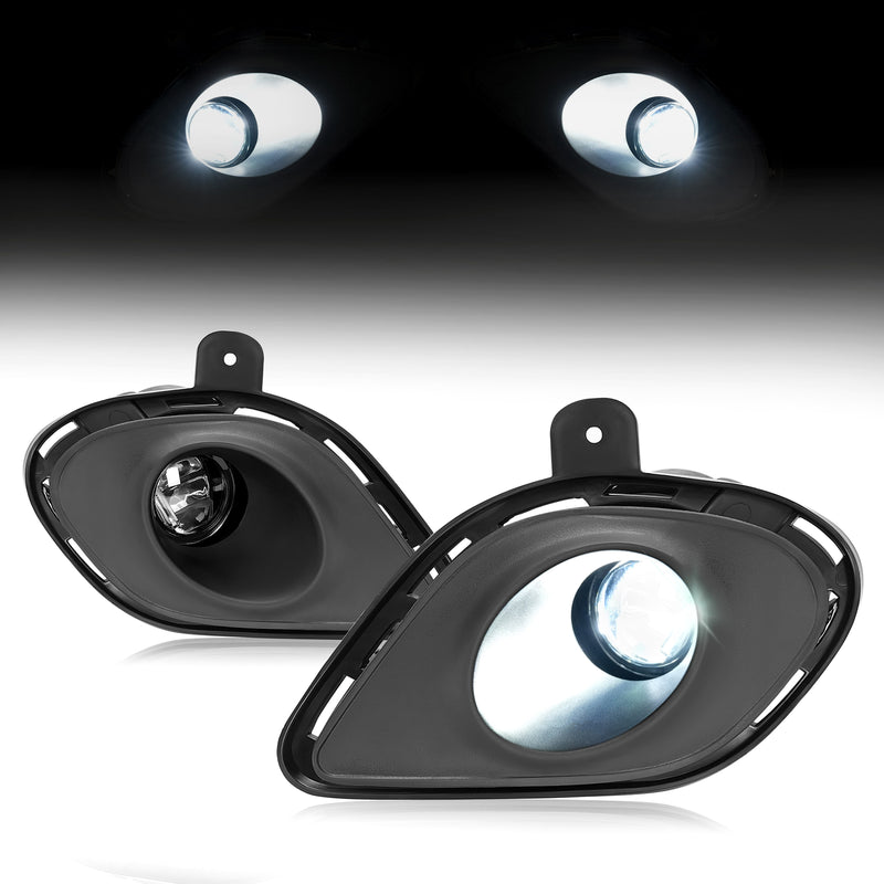 LED Fog Lights Driving Lamp for Dodge Charger SRT 2015-2023 Bracket Wiring Set